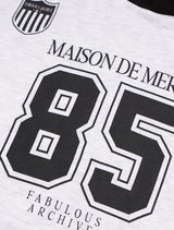[起毛]UNISEX Football Numbering Heavy Terry Hood Ash Gray (FCE4TS656K)