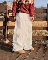 Plush heavy corduroy brushed pants