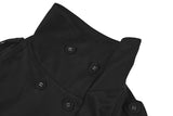 Chloe High-Neck Double Short Trench