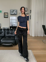 Fold ストリングアンダーポケットカーゴパンツ
