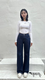 DARK BLUE CLASSIC DENIM PANTS code 18316