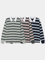 Wino Striped Rugby Top (3color)