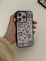 heart leopard (gray) case 