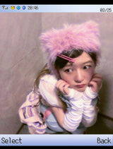 ストロベリーケーキカラーモヘアハンドメイドキャットイヤーハット