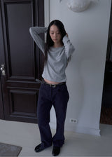 Classic Long Sleeve T-shirt (Melange Gray)