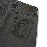 KIRSH プレーンサンドウォッシングワイドフィットデニムパンツ [GRAY]