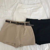 basic mini skirt pants