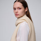 OLE scarf_ivory
