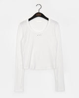 CooitスタッドUネック長袖Tシャツ