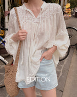 [MADE] Beauhen lace blouse