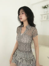 Chess Collar Tee
