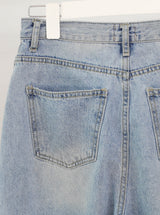 Moz Diagonal Light Blue Denim