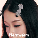 Gold and silver 結び目ヘアクリップ