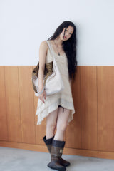 cobaltiny suede bag (beige)