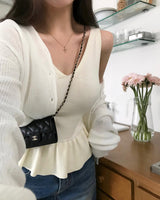 [MADE] Leeds loose fit V-neck cardigan