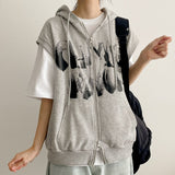 Woody Hooded Vest Zip-Up (4 colors)