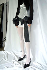 STRIPE BELT / CHARCOAL