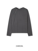 バレルダイアゴナルクロップヘンリーロングスリーブ