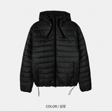 Tech Multi-Zipper Hooded Lightweight Padding