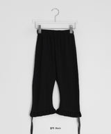 Liline Ribbon Shirring Capri Leggings Pants