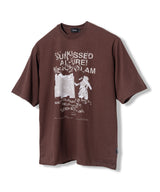 BEACH GLAM REAL OVERSIZED SHORT T-SHIRTS MSFTS002-BR