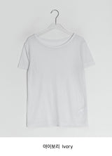 26SS★ [BAONHAUS] セイディンテンセルレイヤード半袖Tシャツ