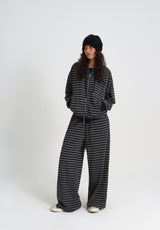 [B-BASIC] Stripe Banding Pants