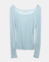 ネヴ スクエアネック ロングスリーブ Tシャツ (9 Colors)