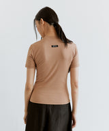 back label slim t-shirt