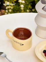 Creative couple ceramic mug gift box