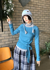 BOAT NECK STRAP LONGSLEEVE