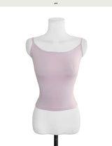 live deep round basic sleeveless top
