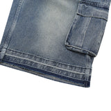 Shadow Denim Cargo Bermuda Shorts (2 Colors)