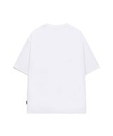 ヘブンセントスターホースグラフィックオーバーフィットTシャツ - ホワイト