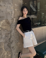 Bibi off-shoulder knitwear