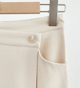 Chad Button Wrap Long Skirt