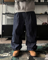 HD two-pin tuck striped pants (2C)