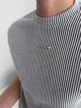 PDリブマッスルフィットショートスリーブTシャツ (3C)