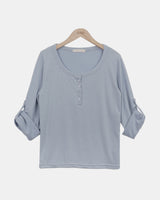 フート ロールアップ ロングスリーブ Tシャツ