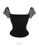 Rosie Shirring Top (3color)
