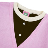 Lumen Layered Cardigan - Strawberry Cream Size 1