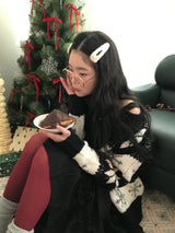 バニーフォーファースナップヘアクリップ (3color)