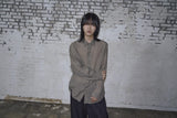 Shadow Stripe Shirt Mid Brown