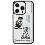 ヒップ 8ビット ピクセル グラフィック エポキシ バンパー iPhone ケース
