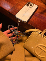 Starlit Cube Ribbon Keyring / TREEFORFIVE345