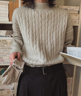 Heyri Warmer Cable Half Polar Knit
