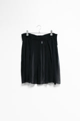 シースルーカッティングプリーツスカート(3colors)