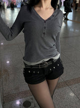 Tulip Slim Rib Inner Tee