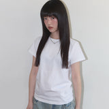 リバース・オブ・ヘブン クロップTシャツ (Blue) F25QB135
