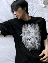 nebrae grunge short-sleeved T-shirt